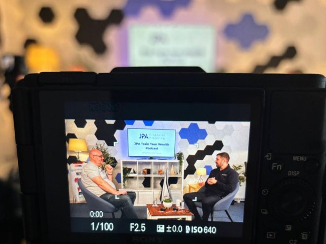 Video production studio for hire in Swindon with podcast and filming setup for business content