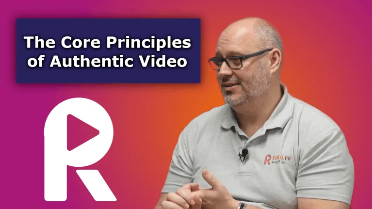 Visual PR Productions filming authentic business video content in Swindon studio